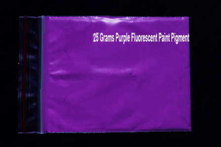 Violett fluoreszierendes pigment pulver