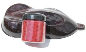 Rot Holographic Metallic Flake Additiv