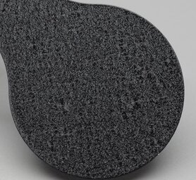 Black Wrinkle Grobstruktur matt