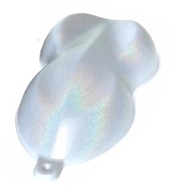 Weißer holografischer Perlglanz-Metallic-Flockenzusatz